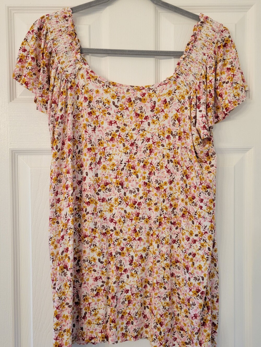 Torrid Super Soft Flutter Sleeve Top - Picture 2 of 6